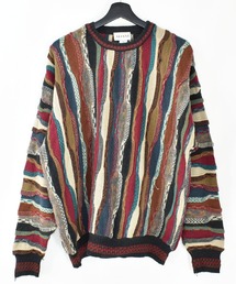 【ヴィンテージ古着】90s ALFANI 3Dニット セーター 立体編み
