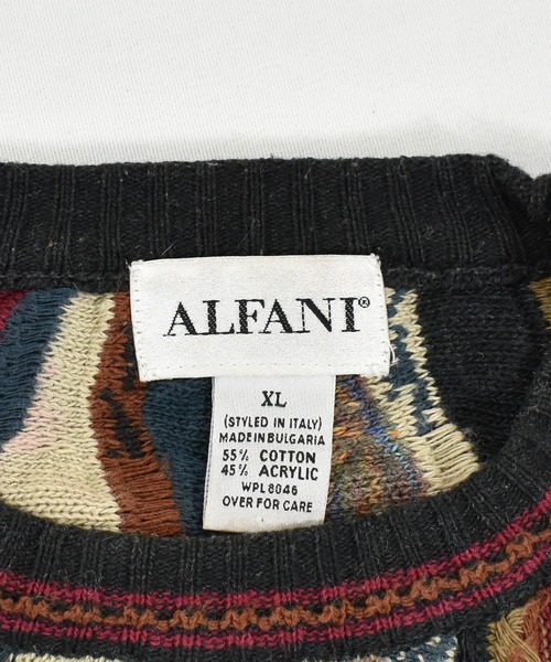 VINTAGE（ヴィンテージ）の「【ヴィンテージ古着】90s ALFANI 3Dニット セーター 立体編み（ニット/セーター・メンズ・その他・X-LARGE）」の6枚目の写真
