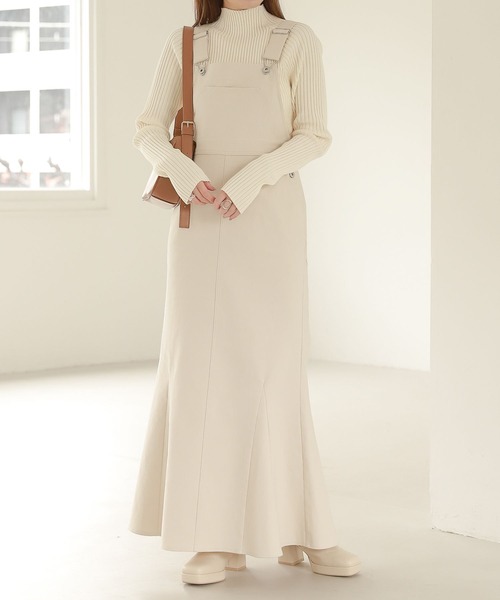 Heather（ヘザー）の「Ladyマーメイドジャンスカ　263638（ジャンパースカート・レディース・ブラック/アイボリー/ブルー/ベージュ・S/M）」の7枚目の写真