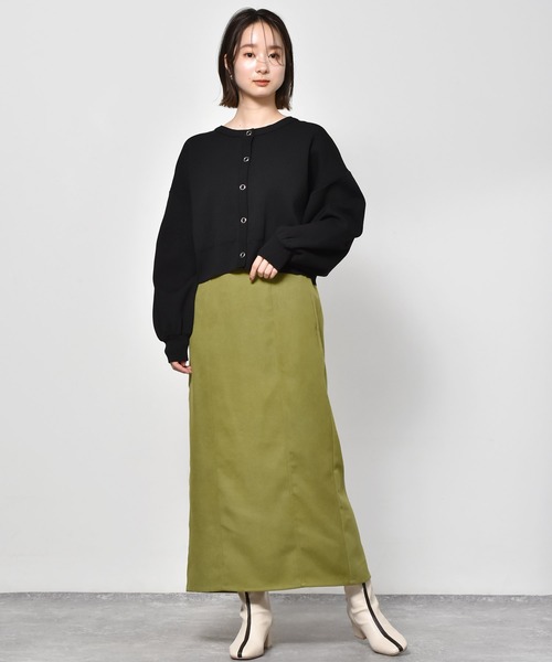 RETRO GIRL（レトロガール）の「カラーショートカーディガン（カーディガン/ボレロ・レディース・ブラック/オフホワイト/ピンク/イエロー/ブルー/グリーン・FREE）」の17枚目の写真