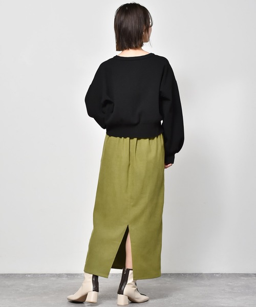 RETRO GIRL（レトロガール）の「カラーショートカーディガン（カーディガン/ボレロ・レディース・ブラック/オフホワイト/ピンク/イエロー/ブルー/グリーン・FREE）」の20枚目の写真