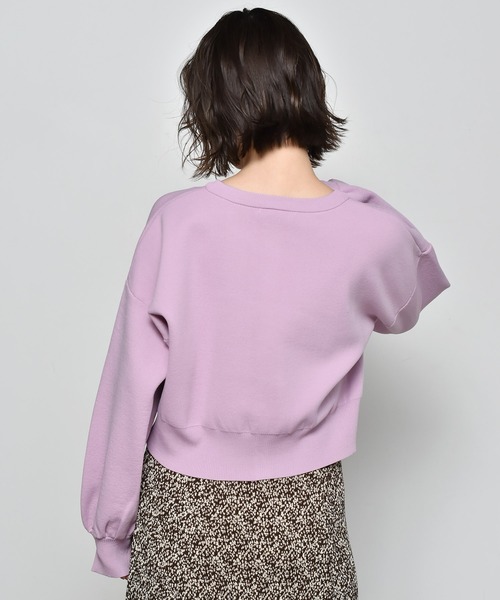 RETRO GIRL（レトロガール）の「カラーショートカーディガン（カーディガン/ボレロ・レディース・ブラック/オフホワイト/ピンク/イエロー/ブルー/グリーン・FREE）」の10枚目の写真