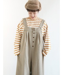 Samansa Mos2 | 前後着天竺ボーダーTシャツ(Tシャツ/カットソー)