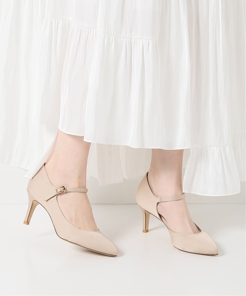 Talon Le パンプス7cmストラップサイドオープン