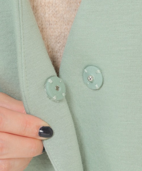 LBC(エルビーシー)の「【WEB限定】ボンディングコーディガン(ブルゾン・レディース・グリーン/ベージュ/ブラウン・L/M)」の21枚目の写真