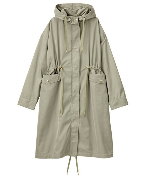 GeeRA（ジーラ）の「ウエストドロストマウンテンパーカー（マウンテンパーカー・レディース・ブラック/ライトベージュ/ライトカーキ・SMALL/LARGE/X-LARGE/XX-LARGE/MEDIUM）」の18枚目の写真