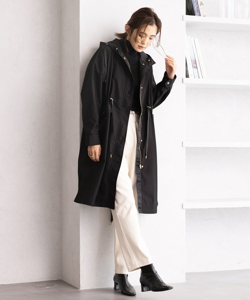 GeeRA（ジーラ）の「ウエストドロストマウンテンパーカー（マウンテンパーカー・レディース・ブラック/ライトベージュ/ライトカーキ・SMALL/LARGE/X-LARGE/XX-LARGE/MEDIUM）」の21枚目の写真