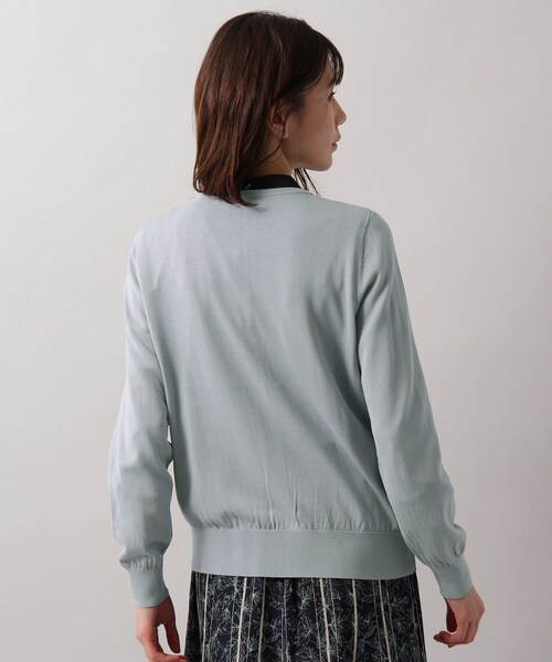 SOUP（スープ）の「◆接触冷感・UVカット/クルーネックカーディガン（カーディガン/ボレロ・レディース・ライトグレー/ライトブルー/ブラック/ダークブラウン/ベビーピンク/ホワイト系5・11/15 /13/09）」の17枚目の写真