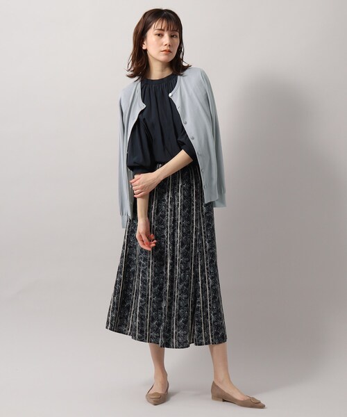 SOUP（スープ）の「◆接触冷感・UVカット/クルーネックカーディガン（カーディガン/ボレロ・レディース・ライトグレー/ライトブルー/ブラック/ダークブラウン/ベビーピンク/ホワイト系5・11/15 /13/09）」の13枚目の写真