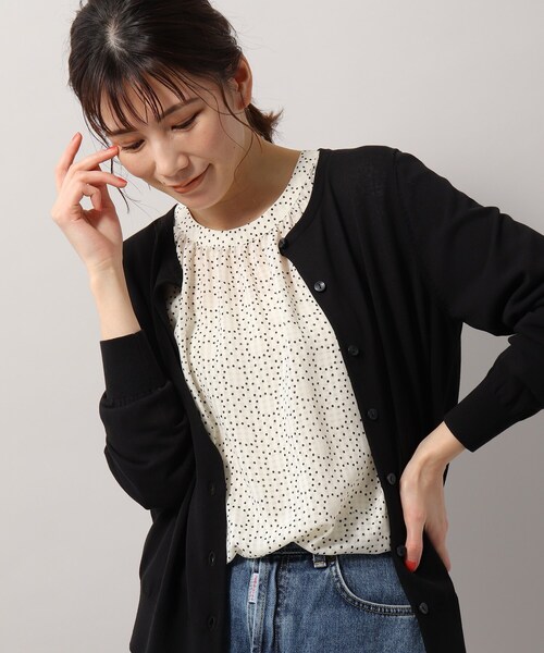 SOUP（スープ）の「◆接触冷感・UVカット/クルーネックカーディガン（カーディガン/ボレロ・レディース・ライトグレー/ライトブルー/ブラック/ダークブラウン/ベビーピンク/ホワイト系5・11/15 /13/09）」の19枚目の写真