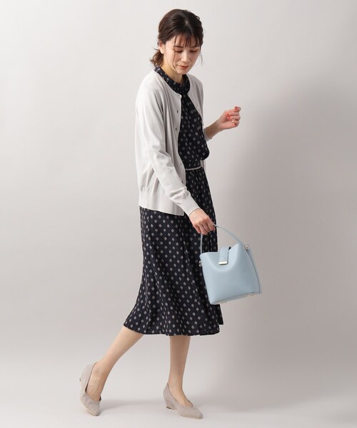 SOUP（スープ）の「◆接触冷感・UVカット/クルーネックカーディガン（カーディガン/ボレロ・レディース・ライトグレー/ライトブルー/ブラック/ダークブラウン/ベビーピンク/ホワイト系5・11/15 /13/09）」の15枚目の写真