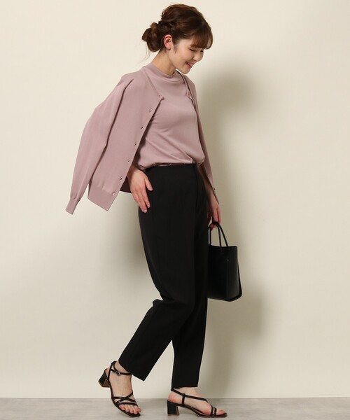 SOUP（スープ）の「◆接触冷感・UVカット/クルーネックカーディガン（カーディガン/ボレロ・レディース・ライトグレー/ライトブルー/ブラック/ダークブラウン/ベビーピンク/ホワイト系5・11/15 /13/09）」の21枚目の写真