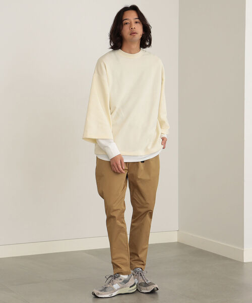 BEAMS HEART(ビームスハート)の「BEAMS HEART / フェイクレイヤー スウェット(スウェット・メンズ・グレー/ナチュラル・SMALL/MEDIUM/LARGE)」の3枚目の写真