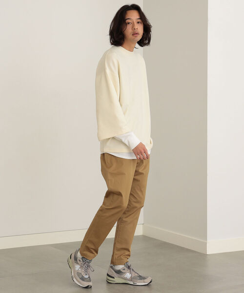 BEAMS HEART(ビームスハート)の「BEAMS HEART / フェイクレイヤー スウェット(スウェット・メンズ・グレー/ナチュラル・SMALL/MEDIUM/LARGE)」の4枚目の写真
