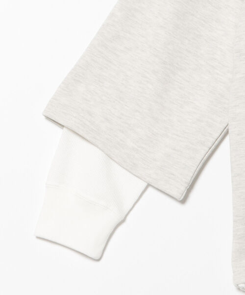 BEAMS HEART(ビームスハート)の「BEAMS HEART / フェイクレイヤー スウェット(スウェット・メンズ・グレー/ナチュラル・SMALL/MEDIUM/LARGE)」の12枚目の写真