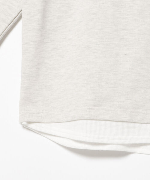 BEAMS HEART(ビームスハート)の「BEAMS HEART / フェイクレイヤー スウェット(スウェット・メンズ・グレー/ナチュラル・SMALL/MEDIUM/LARGE)」の13枚目の写真