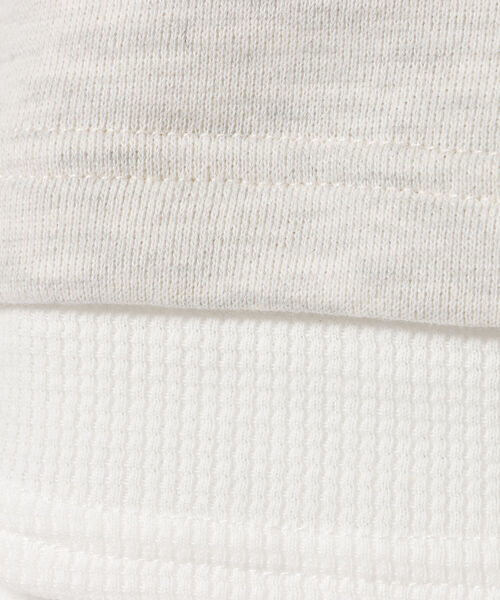 BEAMS HEART(ビームスハート)の「BEAMS HEART / フェイクレイヤー スウェット(スウェット・メンズ・グレー/ナチュラル・SMALL/MEDIUM/LARGE)」の14枚目の写真