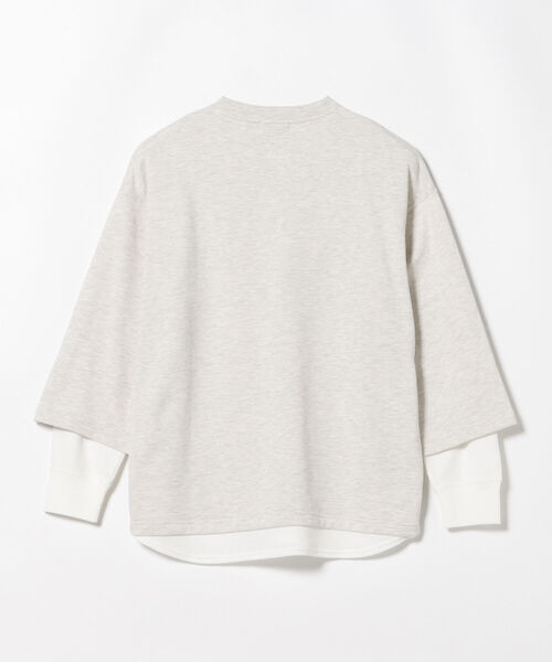 BEAMS HEART(ビームスハート)の「BEAMS HEART / フェイクレイヤー スウェット(スウェット・メンズ・グレー/ナチュラル・SMALL/MEDIUM/LARGE)」の15枚目の写真