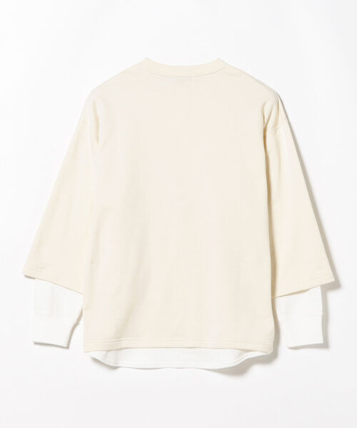 BEAMS HEART(ビームスハート)の「BEAMS HEART / フェイクレイヤー スウェット(スウェット・メンズ・グレー/ナチュラル・SMALL/MEDIUM/LARGE)」の18枚目の写真