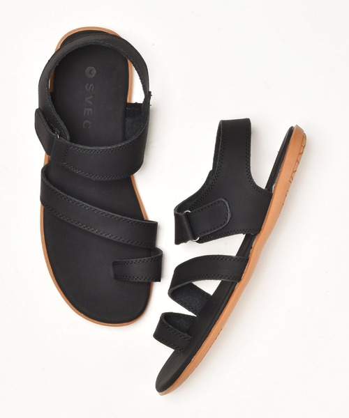 SVEC(シュベック)の「ストラップ トングサンダル(サンダル・メンズ・ブラック・41/40/42/44/43)」の11枚目の写真
