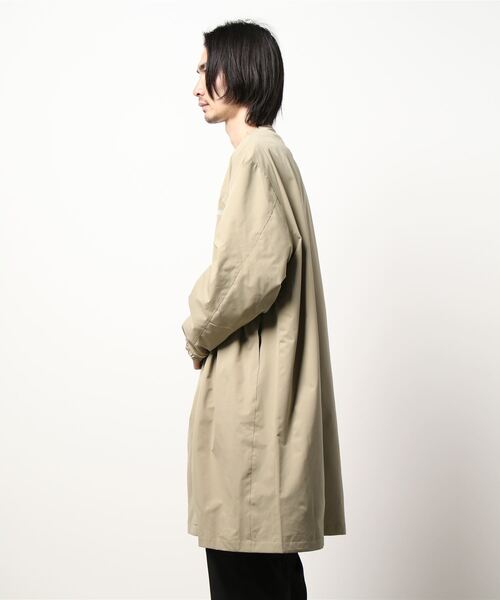 LOWRYS FARM（ローリーズファーム）の「ＧＥＲＲＹＳＴＲノーカラーコート　273396（ノーカラージャケット・メンズ・ブラック/ベージュ・MEDIUM/LARGE）」の3枚目の写真