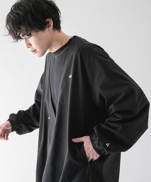 LOWRYS FARM（ローリーズファーム）の「ＧＥＲＲＹＳＴＲノーカラーコート　273396（ノーカラージャケット・メンズ・ブラック/ベージュ・MEDIUM/LARGE）」の8枚目の写真