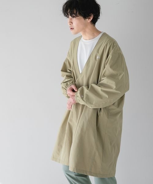 LOWRYS FARM（ローリーズファーム）の「ＧＥＲＲＹＳＴＲノーカラーコート　273396（ノーカラージャケット・メンズ・ブラック/ベージュ・MEDIUM/LARGE）」の11枚目の写真