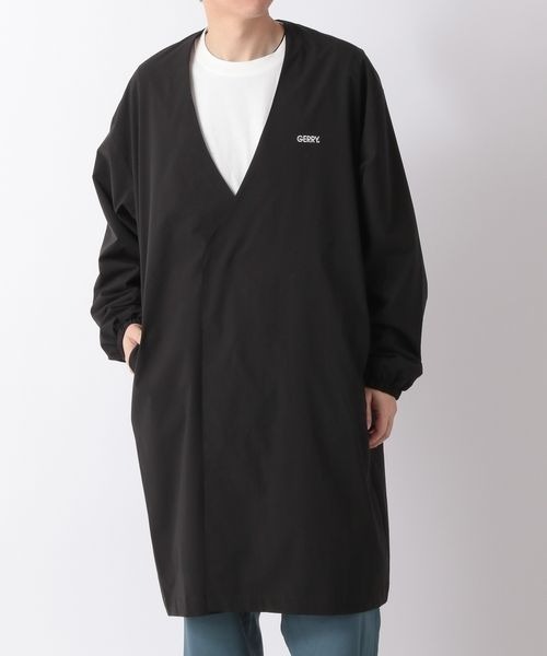 LOWRYS FARM（ローリーズファーム）の「ＧＥＲＲＹＳＴＲノーカラーコート　273396（ノーカラージャケット・メンズ・ブラック/ベージュ・MEDIUM/LARGE）」の15枚目の写真