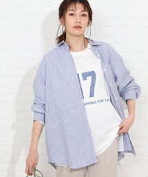 SHOO・LA・RUE | フレンチリネン前開きシャツ【藤本美貴さん着用商品】(シャツ/ブラウス)