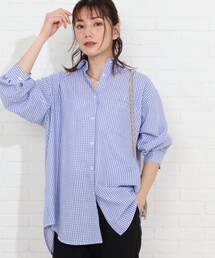 SHOO・LA・RUE | フレンチリネン前開きシャツ【藤本美貴さん着用】(シャツ/ブラウス)