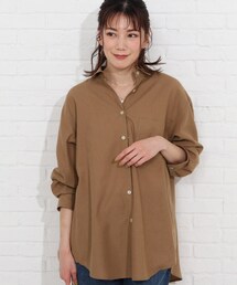 SHOO・LA・RUE | フレンチリネン前開きシャツ【藤本美貴さん着用商品】(シャツ/ブラウス)