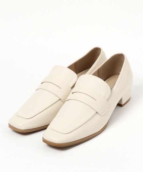 Andemiu（アンデミュウ）の「ヒールローファー279667（ローファー・レディース・ホワイト/ベージュ/ブラック・LARGE/SMALL/MEDIUM）」の21枚目の写真