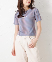 CONVERSE | CONVERSE コンバース リブクロップドボーダーTシャツ(Tシャツ/カットソー)