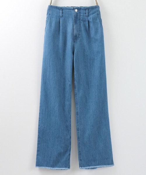 Honeys（ハニーズ）の「ストレートパンツ（デニムパンツ・レディース・ホワイト/ベージュ/ブルー/ブルー系その他・S/M/L）」の22枚目の写真