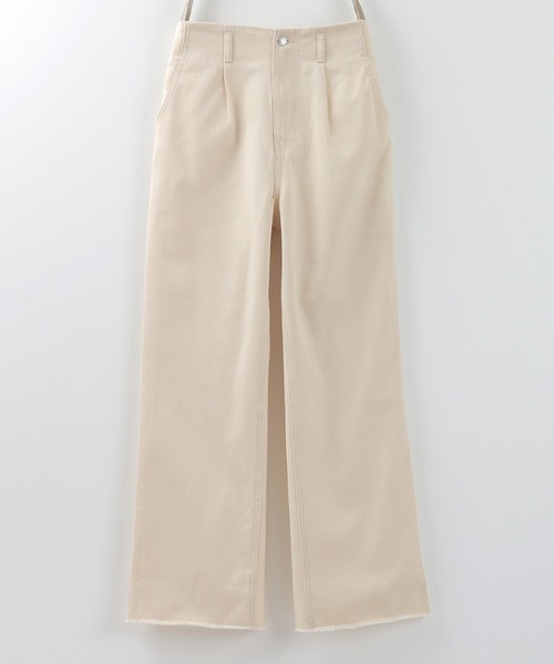 Honeys（ハニーズ）の「ストレートパンツ（デニムパンツ・レディース・ホワイト/ベージュ/ブルー/ブルー系その他・S/M/L）」の7枚目の写真