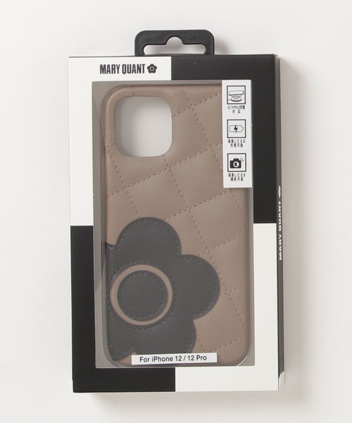 MARY QUANT（マリークワント）の「【MARY QUANT】DAISY PATCH PU QUILT Leather Back Case 【iPhone12/iPhone12Pro用】IP12-MQ03/IP12-MQ04 ※（スマホケース/カバー・レディース・ベージュ/ブラック・iPhone 12/12 Pro）」の7枚目の写真