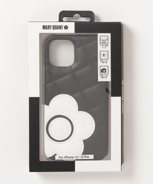 MARY QUANT（マリークワント）の「【MARY QUANT】DAISY PATCH PU QUILT Leather Back Case 【iPhone12/iPhone12Pro用】IP12-MQ03/IP12-MQ04 ※（スマホケース/カバー・レディース・ベージュ/ブラック・iPhone 12/12 Pro）」の8枚目の写真