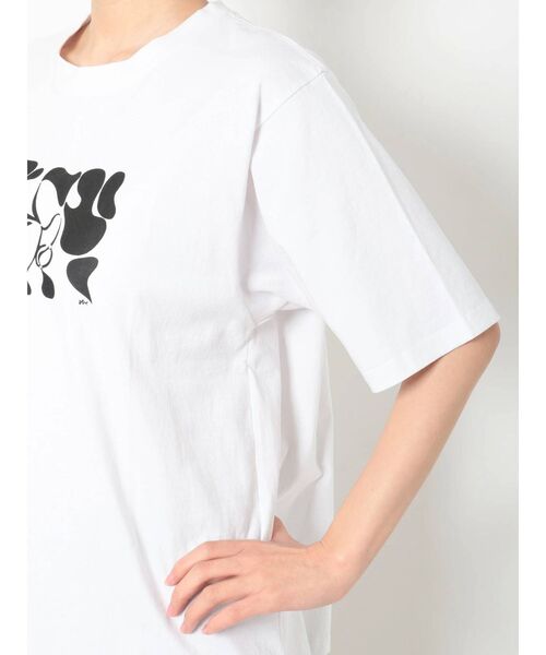 MURUA（ムルーア）の「【MURUA×hiroki nishiyama】MONOTONE GIRL Tシャツ（Tシャツ/カットソー・レディース・ホワイト/ブラック・FREE）」の5枚目の写真