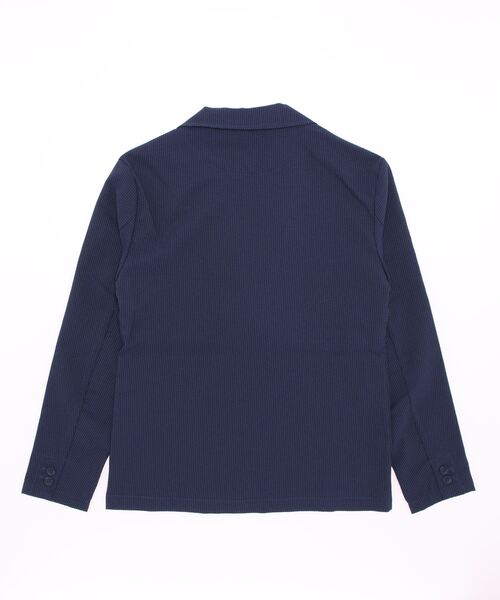 SPENDY'S Store（スペンディーズストア）の「ＣＯＯＬＭＡＸ（Ｒ）サッカージャケット（テーラードジャケット・メンズ・ネイビー・LL/M/L）」の3枚目の写真