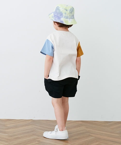 petit main(プティマイン)の「カーゴハーフパンツ(カーゴパンツ・キッズ・ブラック/ベージュ/ライトグレー・110cm/120cm/80cm/100cm/130cm/90cm)」の7枚目の写真