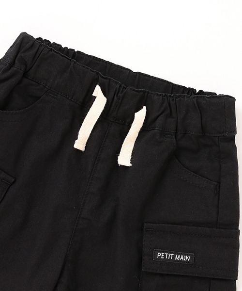 petit main(プティマイン)の「カーゴハーフパンツ(カーゴパンツ・キッズ・ブラック/ベージュ/ライトグレー・110cm/120cm/80cm/100cm/130cm/90cm)」の19枚目の写真