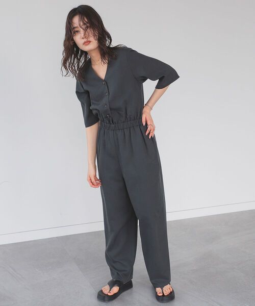 B:MING by BEAMS(ビーミングバイビームス)の「B:MING by BEAMS / リネン サロペット 22SS(スーツジャケット・レディース・ベージュ/ブラック系その他4・SMALL/MEDIUM)」の17枚目の写真