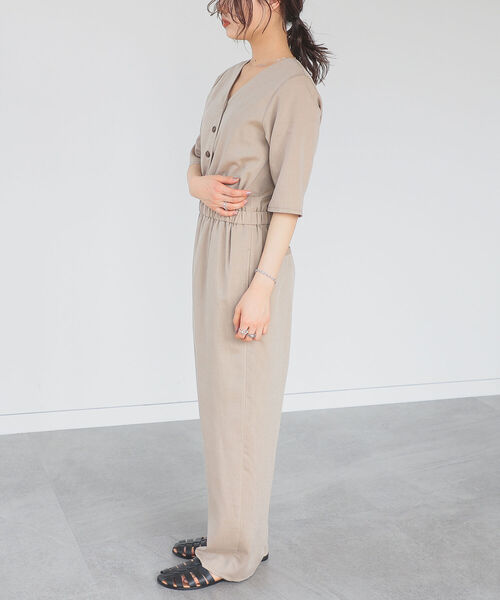 B:MING by BEAMS(ビーミングバイビームス)の「B:MING by BEAMS / リネン サロペット 22SS(スーツジャケット・レディース・ベージュ/ブラック系その他4・SMALL/MEDIUM)」の20枚目の写真