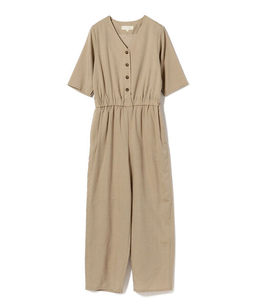 B:MING by BEAMS(ビーミングバイビームス)の「B:MING by BEAMS / リネン サロペット 22SS(スーツジャケット・レディース・ベージュ/ブラック系その他4・SMALL/MEDIUM)」の5枚目の写真