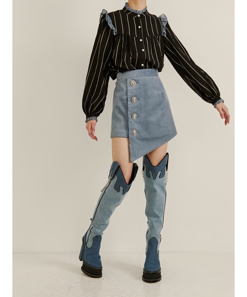 PAMEO POSE（パメオポーズ）の「Cameo Mini Skirt（スカート）」 - WEAR