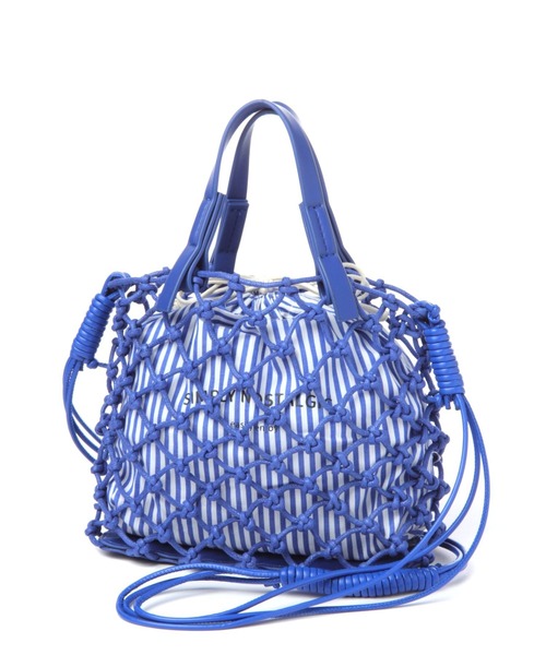 niko and...(ニコアンド)の「オリジナルマクラメ2WAYショルダーバッグ(ショルダーバッグ・レディース・ブラック/レッド/オフホワイト/ブルー・0)」の3枚目の写真