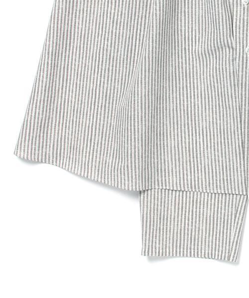 Ray BEAMS（レイビームス）の「RBS / ストライププリント スカートパンツ（その他パンツ・レディース・ブルー/グレー・1/0）」の15枚目の写真