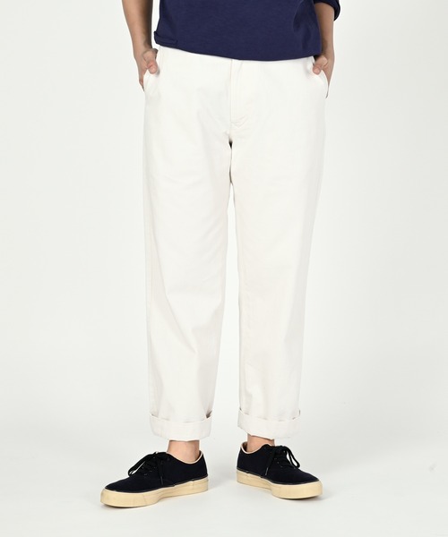 45R(フォーティファイブアール)の「おこめチノの908パンツ(チノパンツ・レディース・ダークベージュ/ベージュ/ホワイト・MEDIUM/X-LARGE/SMALL/X-SMALL/LARGE)」の9枚目の写真