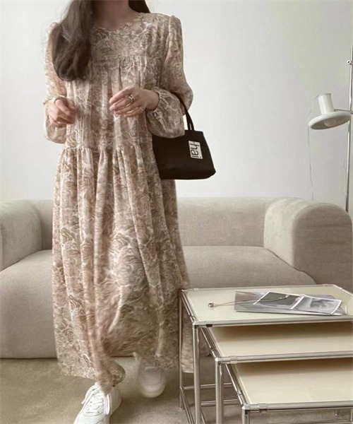 セール シフォンロングワンピース ワンピース Dream Garden ドリームガーデン のファッション通販 Zozotown