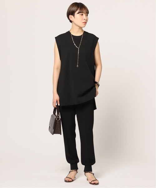 AP STUDIO(エーピーストゥディオ)の「《追加》SCENTOF トリアセ ジョガーパンツ(その他パンツ・レディース・ブラック/ナチュラル・40/38/36/34)」の6枚目の写真